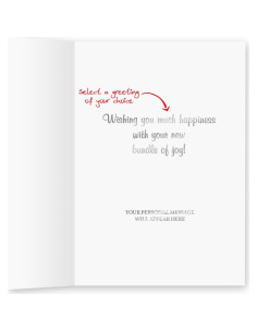 25 Tarjetas de Felicitación Personalizadas Bebés The Gallery 2