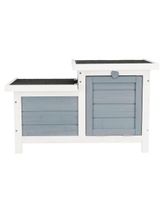 Casa para Conejos TRIXIE - Refugio Madera Gris Interior/Exterior