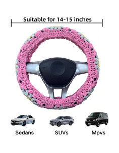 Cubierta de Volante Boho Younger Fay Fay 14-15" Rosa 2