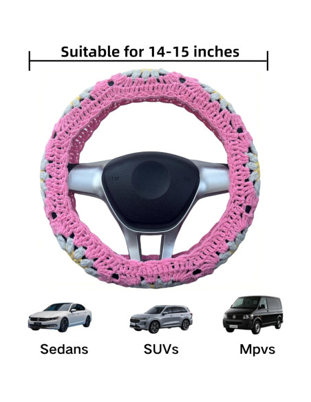 Cubierta de Volante Boho Younger Fay Fay 14-15" Rosa