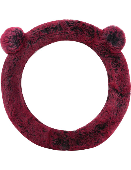 Cubierta de Volante de Peluche FH Group Koala Burdeos Universal