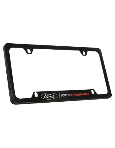 Marco de Placa de Licencia Ford Performance Metal Negro