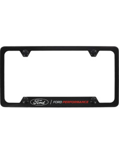 Marco de Placa de Licencia Ford Performance Metal Negro 2