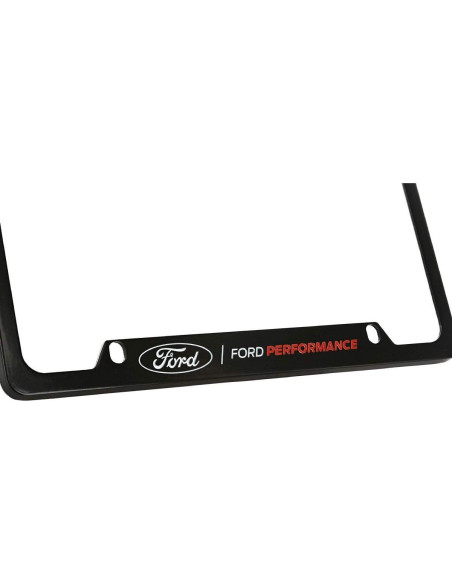 Marco de Placa de Licencia Ford Performance Metal Negro