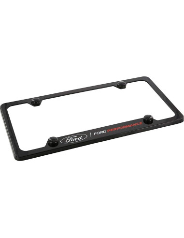 Marco de Placa de Licencia Ford Performance Metal Negro