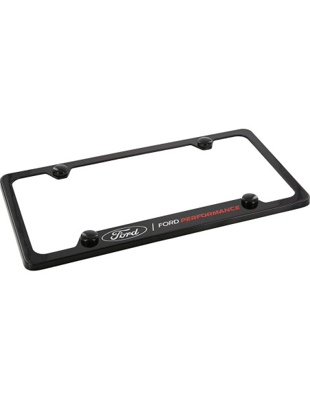 Marco de Placa de Licencia Ford Performance Metal Negro