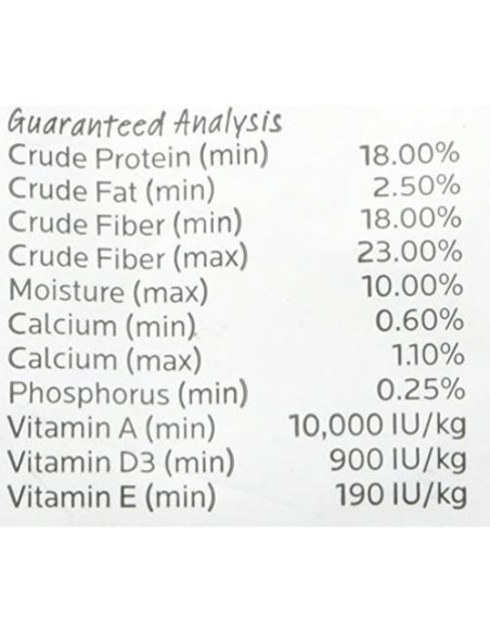 Alimento para Chinchillas Oxbow Essentials 1.36 kg - Alto en Fibra