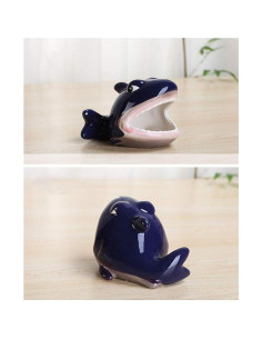 Casa de Hámster Cerámica Tiburón 13.3x10 cm Refugio Nido 2