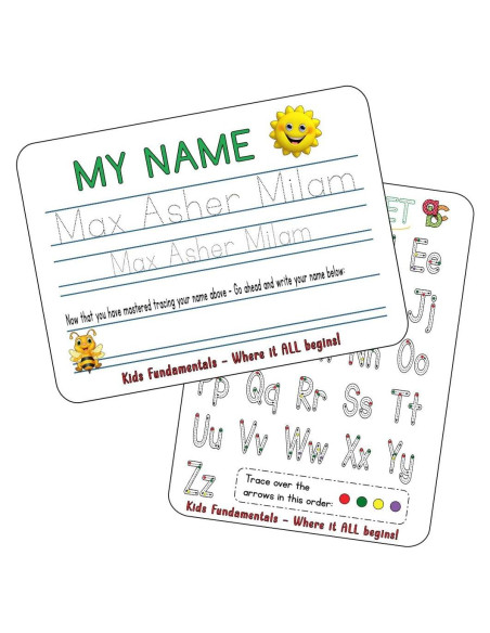 Tabla de Escritura Reutilizable para Niños - Personalizada - 19x26 cm