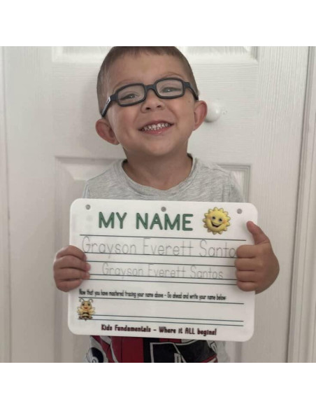 Tabla de Escritura Reutilizable para Niños - Personalizada - 19x26 cm