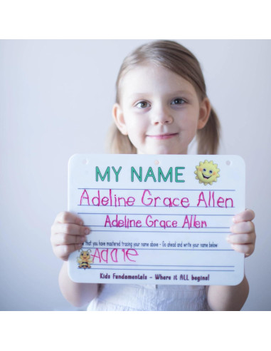 Tabla de Escritura Reutilizable para Niños - Personalizada - 19x26 cm