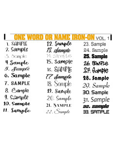 Calcomanía de Vinilo Personalizada SEC Apparel - 70 Colores