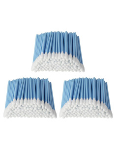 Hisopos de Limpieza LUCHOI 300PCS Espuma Cabeza Redonda 90mm