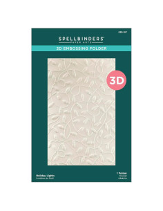 Carpeta de Embossing 3D Luces de Vacaciones Spellbinders 14x22cm