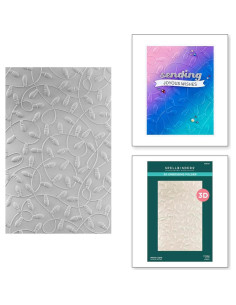 Carpeta de Embossing 3D Luces de Vacaciones Spellbinders 14x22cm 2