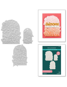 Carpeta de Embossing 3D Floral Spellbinders 14x21.6 cm 2