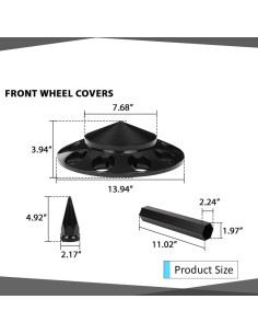 Cubiertas de Rueda Delantera CHEDA para Camiones Semi 22.5 y 24.5 2