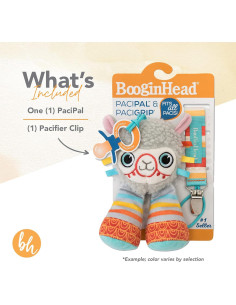 Sujetador de Chupete BooginHead PaciPal Perezoso Verde 0-36 meses 2