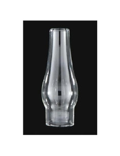 Chimenea de Vidrio Transparente B&P Lamp 8.89 cm Vintage