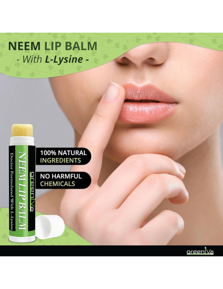 Bálsamo Labial Hidratante Vegano GreenIVe con L-Lisina 15g Bálsamo Labial Hidratante Vegano GreenIVe con L-Lisina 15g