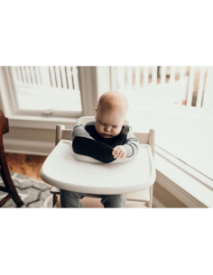 Babero de Silicona Tres Pequeños Tots Negro - Impermeable y Ajustable 2