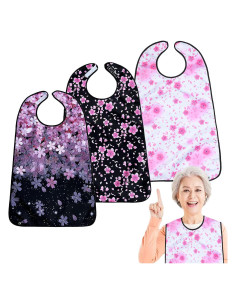 Bibs para Adultos VOPHIA Lavables Impermeables 75x50cm