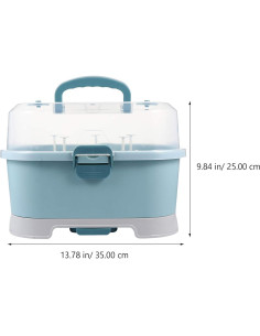 Secador de Biberones Portátil Toyvian 35x25cm PP 2