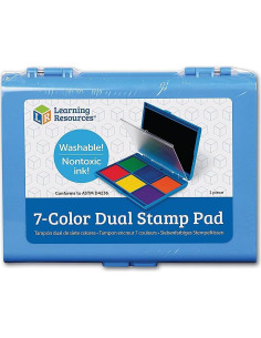 Almohadilla de Sello de Tinta Lavable Learning Resources 16.5x12.7cm 2