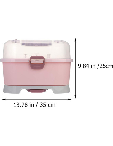 Organizador de Gabinete de Cocina Toyvian Estante Secado Botellas