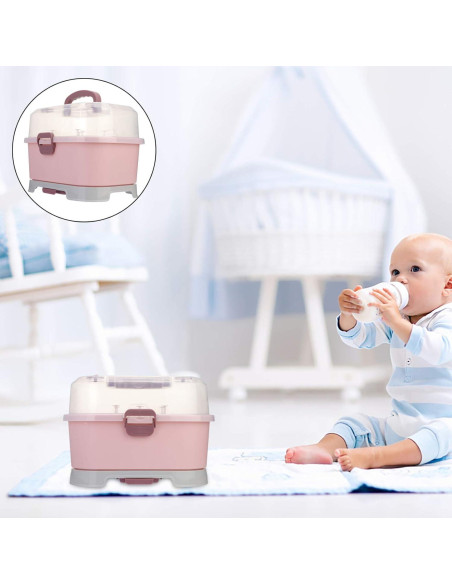 Organizador de Gabinete de Cocina Toyvian Estante Secado Botellas