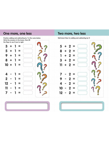 The Best Adding & Subtracting Book Ever: Wipe-Clean Workbook with Lift-the-Flap Answers for Ages 5 & Up (Help With Homework)