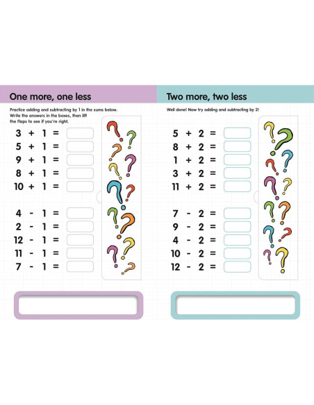 The Best Adding & Subtracting Book Ever: Wipe-Clean Workbook with Lift-the-Flap Answers for Ages 5 & Up (Help With Homework)