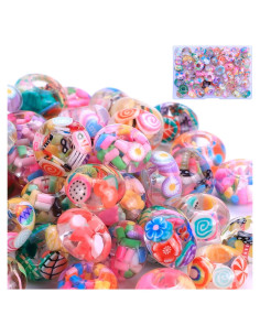 Perlas de Suerte AIPRIDY 50 Piezas Redondas Mezcladas