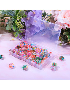 Perlas de Suerte AIPRIDY 50 Piezas Redondas Mezcladas 2