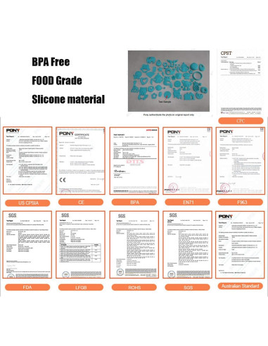 100 Perlas Redondas de Silicona 12mm Alenybeby DIY Accesorios