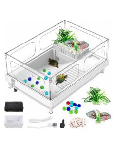 Acuario para Tortugas GOZILLA 39.1x26.9x18 cm Acrílico