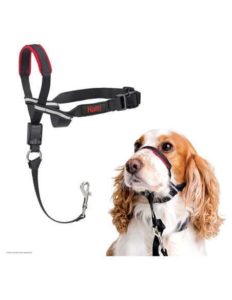 Collar de Cabeza HALTI Optifit Antitirones Mediano Ajustable