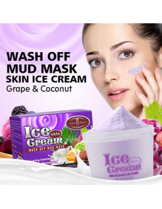 Mascarilla Facial AICHUN BEAUTY Barro Hidratante 100g Uvas y Coco 2