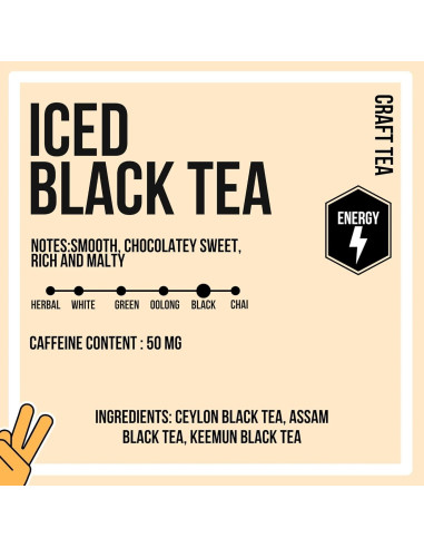 Té Negro Helado Revival Tea Company - 1 Galón (3.78L) - 15 Bolsitas