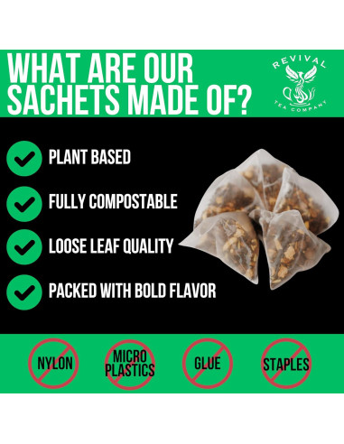 Té Negro Helado Revival Tea Company - 1 Galón (3.78L) - 15 Bolsitas