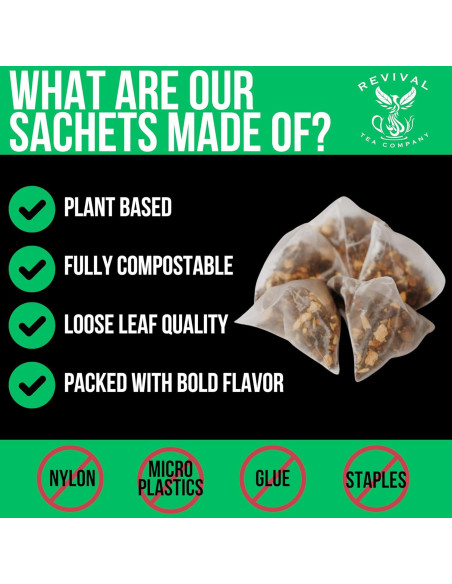 Té Negro Helado Revival Tea Company - 1 Galón (3.78L) - 15 Bolsitas
