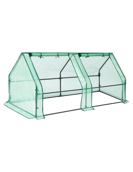 Invernadero Mini Portátil Ohuhu 1.8m x 0.9m con 2 Puertas