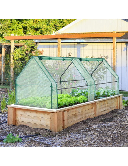 Invernadero Mini Portátil Ohuhu 1.8m x 0.9m con 2 Puertas