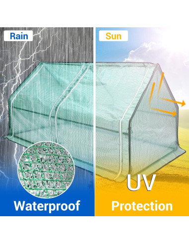Invernadero Mini Portátil Ohuhu 1.8m x 0.9m con 2 Puertas