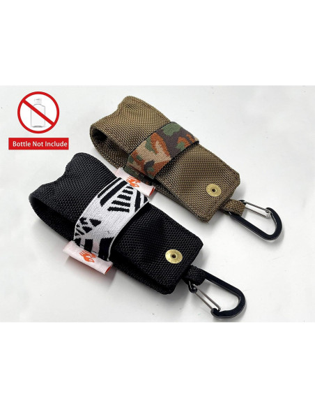 Porta Gel Antibacterial SUCHI Mini Nylon 2 oz Oliver y Negro