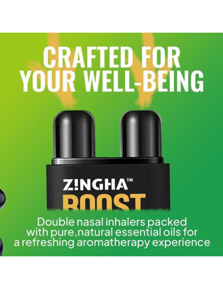 Stick Nasal de Aromaterapia Z!NGHA 2pk Alivio Natural