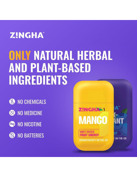 Stick Nasal de Aromaterapia Z!NGHA 2pk Alivio Natural