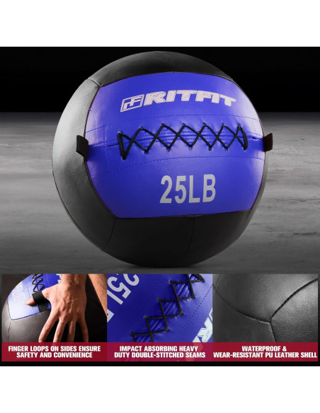 Balón Medicinal RitFit 11.34 kg - Ejercicio y Entrenamiento