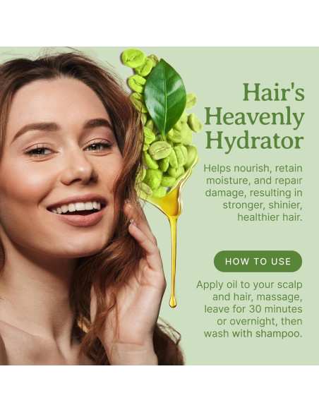 Aceite de Grano de Café Verde Bella Terra - 118 ml - Prensado en Frío