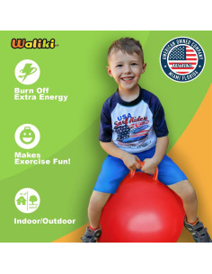 Pelota Saltarina Waliki 45CM para Niños 3-6 Años 2